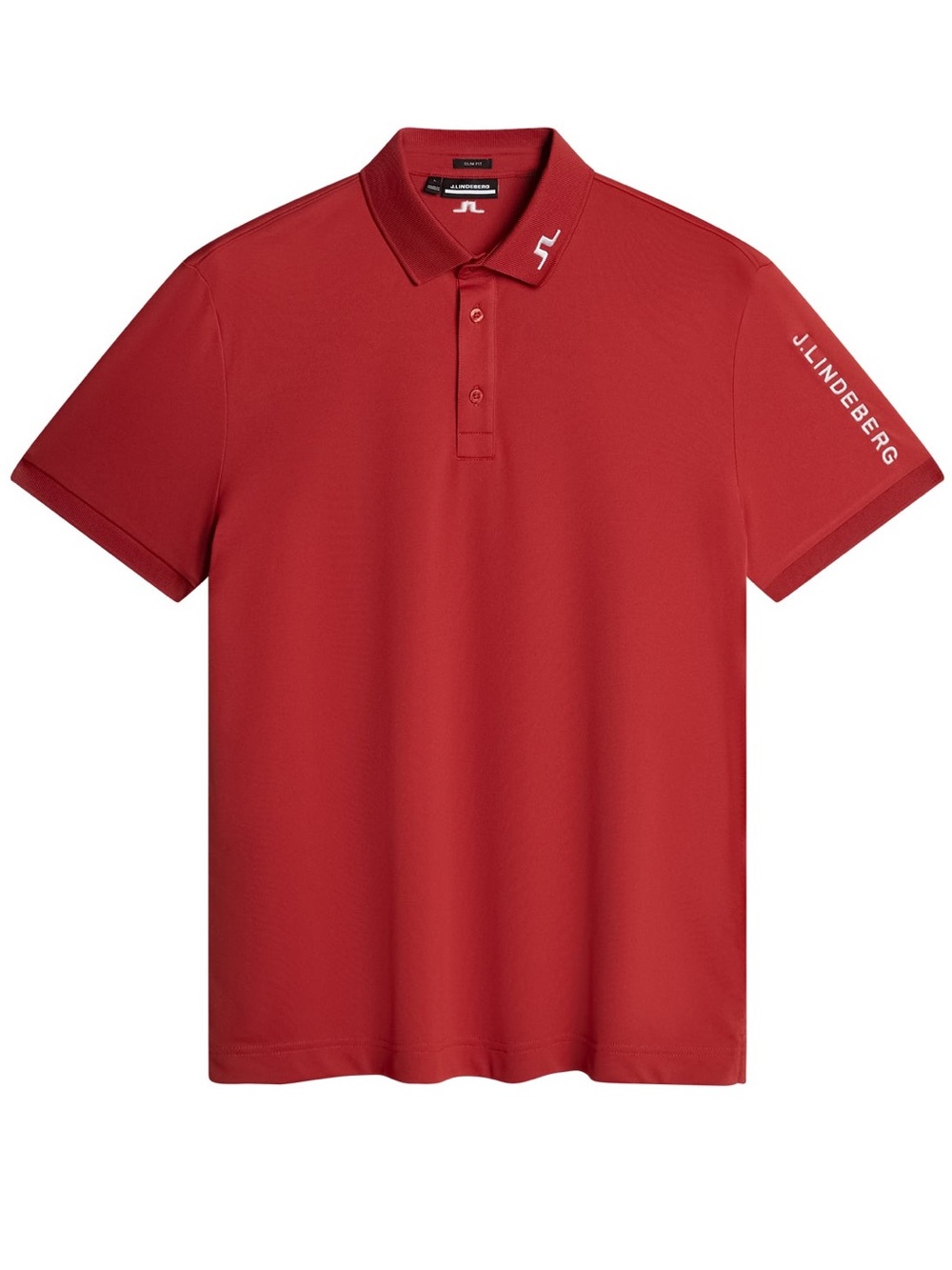 J.Lindeberg Red Performance Polo Shirt Slim Fit Men’s M